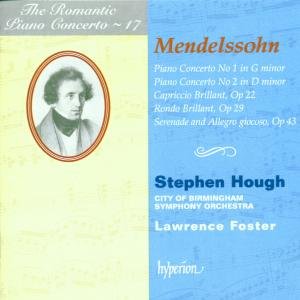 Cover for Cbsofoster · Mendelssohnpiano Concertos No 1 2 (CD) (1997)