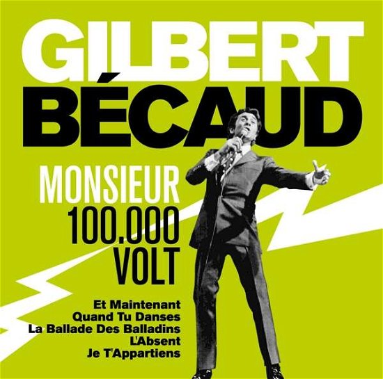 Cover for Gilbert Becaud · Monsieur 100.000 Volts (CD) (2020)