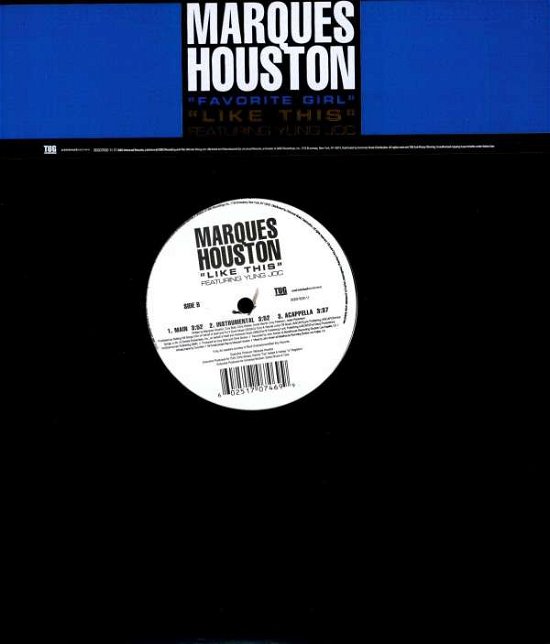 Cover for Marques Houston · Like This (12&quot;) (2006)