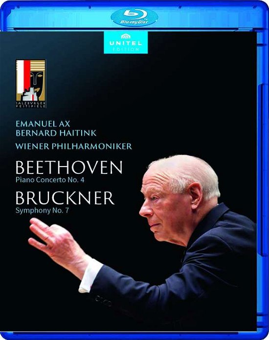 Cover for Ax / Wiener Phil / Haitink · Bernard Haitink - Farewell Concert At Salzburg Festival: Ludwig Van Beethoven: Piano Concerto No. 4 / Anton Bruckner: Symphony No. 7 (Blu-ray) (2020)