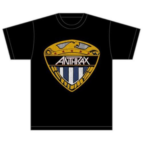 Anthrax Unisex T-Shirt: Eagle Shield - Anthrax - Fanituote - Global - Apparel - 5055295371699 - 