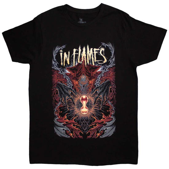 In Flames Unisex T-Shirt: Ghost In My Head - In Flames - Gadżety -  - 5056737281699 - 18 września 2024