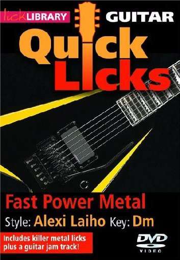 Lick Library Alexi Laiho Quick Licks Fas - Instructional - Elokuva - MUSIC SALES LTD - 5060088823699 - tiistai 15. joulukuuta 2009