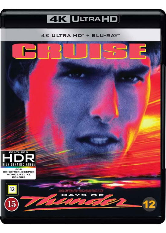 Days of Thunder - Tom Cruise - Filmes -  - 7340112752699 - 2 de junho de 2020