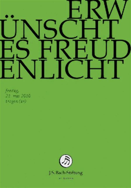 Cover for J.S. Bach-Stiftung / Lutz,Rudolf · Erwuenschtes Freudenlicht (DVD) (2014)