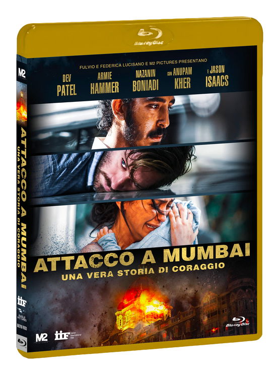 Cover for Nazanin Boniadi,armie Hammer,dev Patel · Attacco A Mumbai - Una Vera Storia Di Coraggio Combo (Br+Dv) (DVD/Blu-ray) (2019)