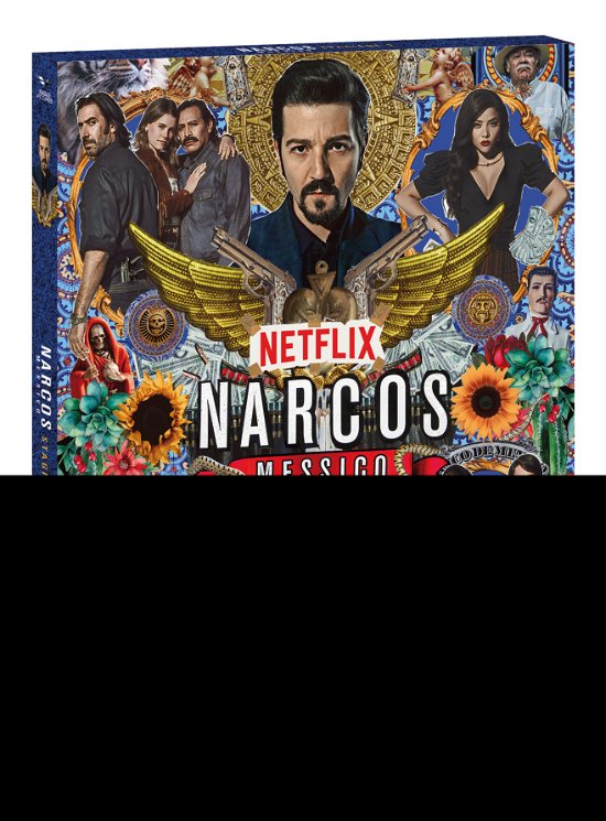 Cover for Diego Luna,scoot Mcnairy,michael Pena · Narcos: Messico - Stagione 02 (3 Blu-ray+slipcase) (Blu-ray) (2021)
