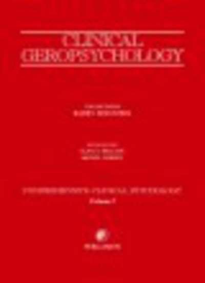 Cover for B a Edelstein · Clinical Geropsychology: Comprehensive Clinical Psychology Volume 7 (Paperback Book) (2001)