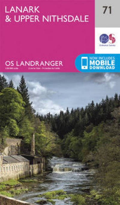 Cover for Ordnance Survey · Lanark &amp; Upper Nithsdale - OS Landranger Map (Map) [February 2016 edition] (2016)