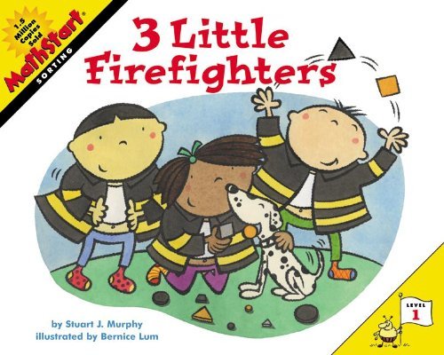 Cover for Stuart J. Murphy · Three Little Firefighters (Turtleback School &amp; Library Binding Edition) (Mathstart: Level 1 (Prebound)) (Hardcover bog) (2003)