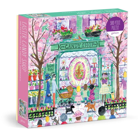 Michael Storrings Easter Candy Shop 500 Piece Puzzle - Galison - Gra planszowa - Galison - 9780735384699 - 13 marca 2025