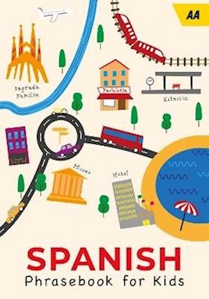 Cover for AA Spanish Phrasebook for Kids (Paperback Book) [4 New edition] (2024)