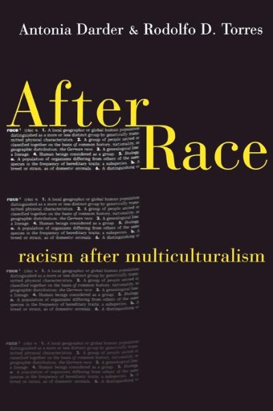 Cover for Antonia Darder · After Race: Racism After Multiculturalism (Paperback Book) (2004)