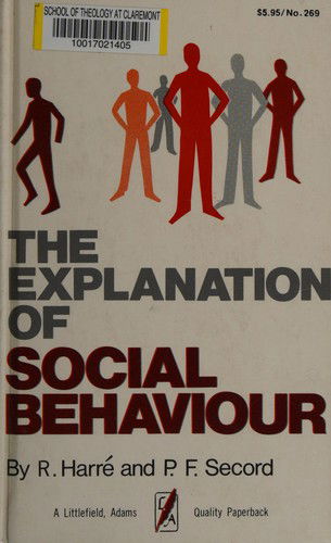 Cover for Harre · Explanation of Soc Behaviou Pb (Book)