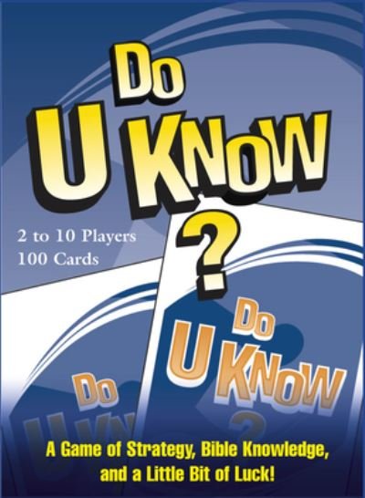 Cover for David C Cook · Do U Know? - Game (SPIEL) (2001)
