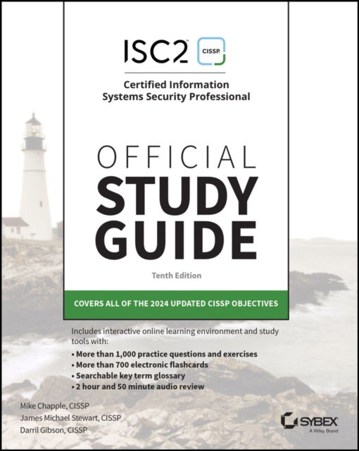 Cover for Chapple, Mike (University of Notre Dame) · ISC2 CISSP Certified Information Systems Security Professional Official Study Guide - Sybex Study Guide (Pocketbok) (2024)