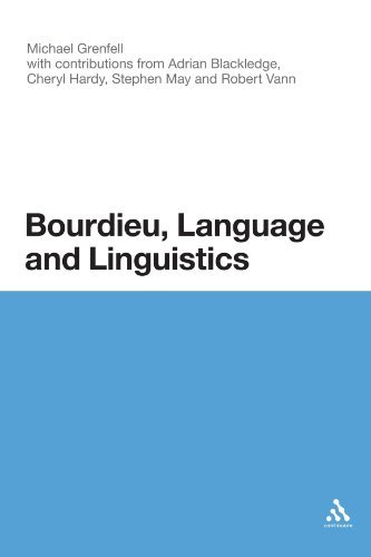 Cover for Michael James Grenfell · Bourdieu, Language and Linguistics (Paperback Book) [Reprint edition] (2012)