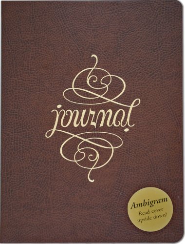 Cover for Peter Pauper Press · Ambigram Leather Journal (Diary, Notebook) (Leather Book) [Jou edition] (2009)