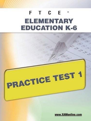 Cover for Sharon Wynne · Ftce Elementary Education K-6  Practice Test 1 (Paperback Book) (2011)