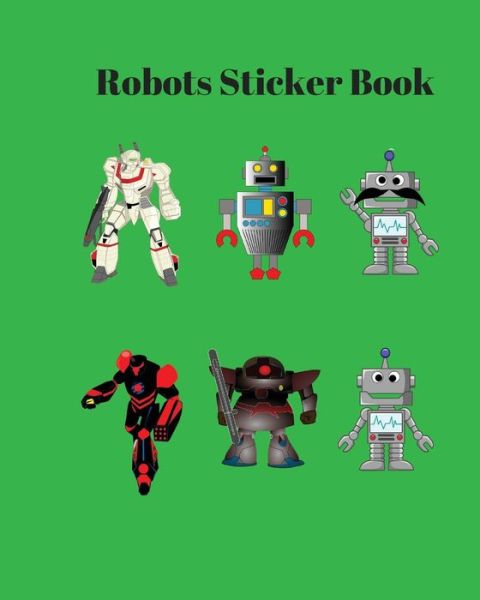 Cover for Robots Sticker Book Chiu · Robots Sticker Book (Paperback Book) (2017)