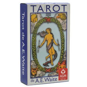 Cover for Waite Arthur Edward · A.E. Waite Tarot Standard Blue Edition PT (Oracle cards) (2017)