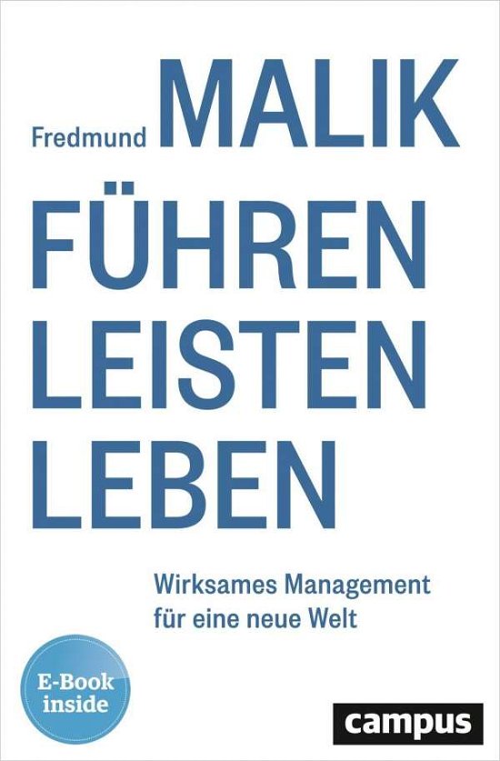 Cover for Malik · Malik:fÃ¼hren Leisten Leben (Buch)