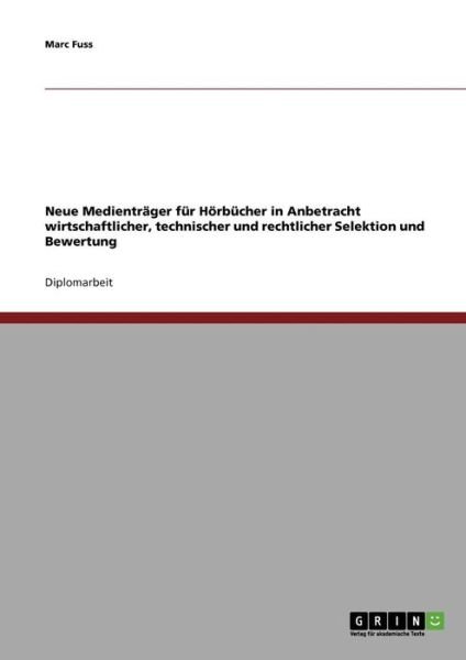 Cover for Fuss · Neue Medienträger für Hörbücher in (Bog) [German edition] (2013)