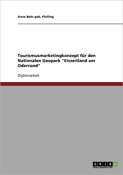 Cover for Behr · Tourismusmarketingkonzept für (Book) [German edition] (2008)