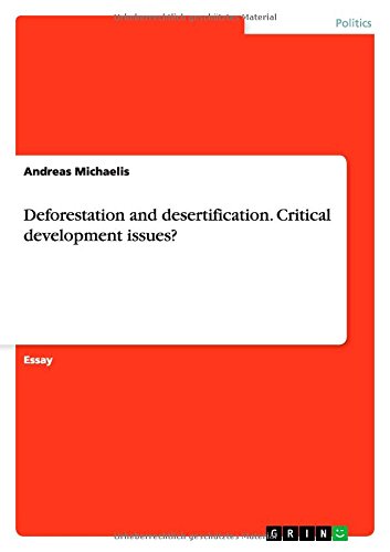 Cover for Andreas Michaelis · Deforestation and desertification. Critical development issues? (Paperback Book) (2014)