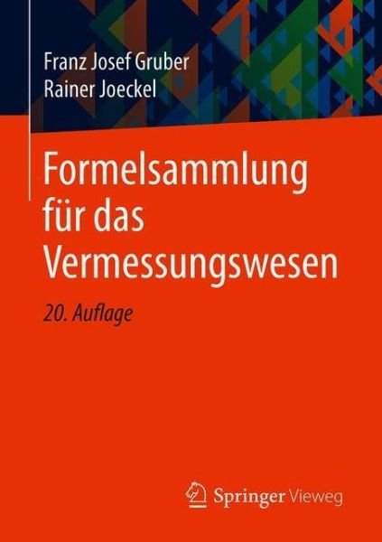 Cover for Gruber · Formelsammlung fuer das Vermessungswesen (Buch) (2020)
