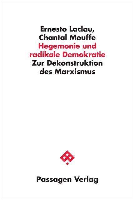 Cover for Laclau · Hegemonie und radikale Demokrati (Book)