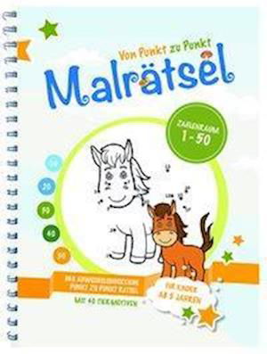 Cover for Gerber Carl GmbH · Von Punkt zu Punkt Malrätsel - 1 bis 50 (Pocketbok) (2019)