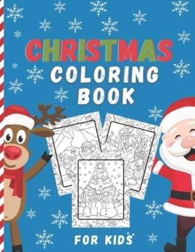Cover for Fribla Janu Press · Christmas Coloring Book For Kids (Paperback Book) (2020)