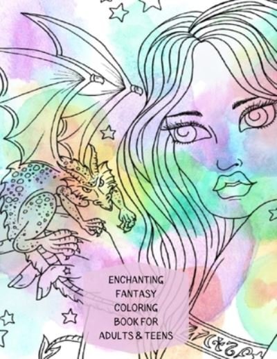 Cover for Kh Walton · Enchanting Fantasy Coloring Book (Pocketbok) (2020)