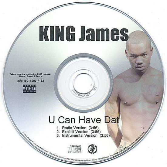 Cover for KING James · U Can Have Dat (CD Single) (CD)