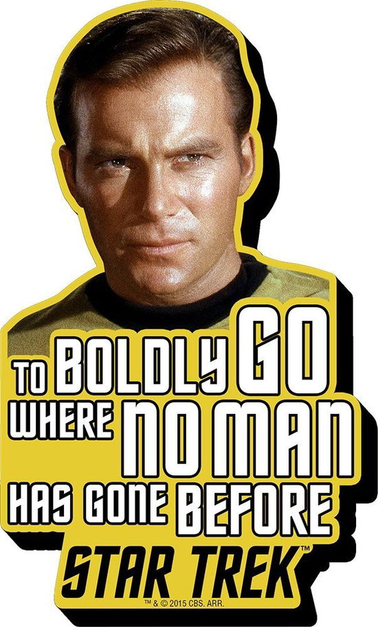 Star Trek: Kirk Quote Funky Chunky Magnet -  - Gadżety -  - 0840391110700 - 23 sierpnia 2024