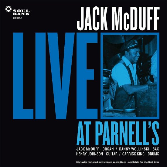 Cover for Jack Mcduff · Live At Parnell's (CD) (2022)