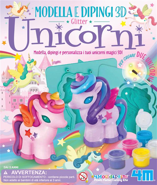 Cover for 4m · 4m - Modella &amp; Dipingi/ Unicorni Glitter 3d (Toys)