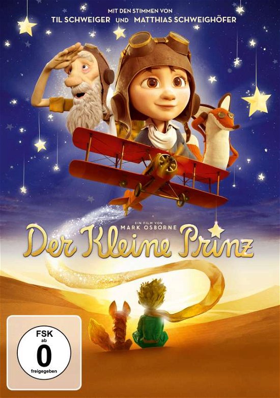 Cover for Jeff Bridges,rachel Mcadams,paul Rudd · Der Kleine Prinz (Animation) (DVD) (2016)