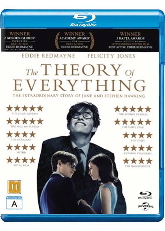 Cover for Eddie Redmayne / Felicity Jones · The Theory of Everything (Blu-ray) (2015)