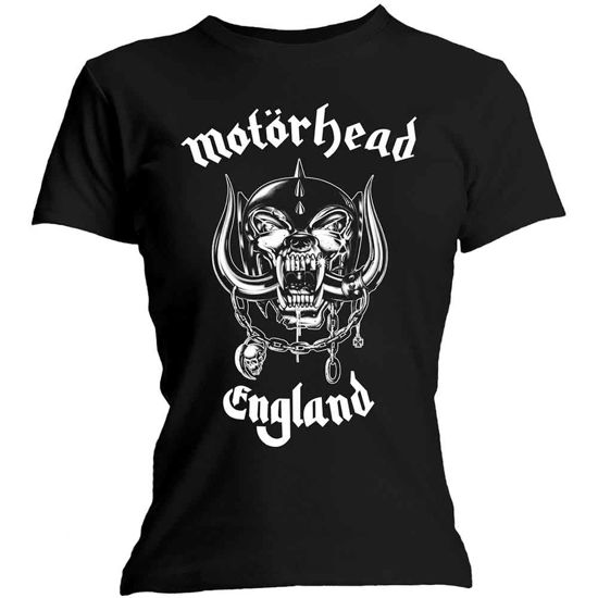 Motorhead Ladies T-Shirt: England - Motörhead - Mercancía - ROCK OFF - 5056170692700 - 