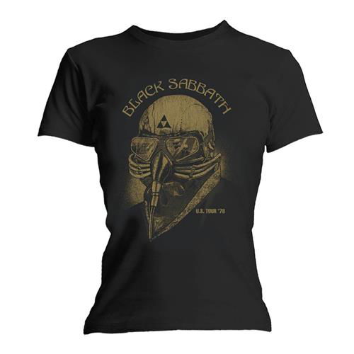 Cover for Black Sabbath · Black Sabbath Ladies T-Shirt: US Tour 1978 (Skinny Fit) (T-shirt) [size XXL] [Black - Ladies edition]