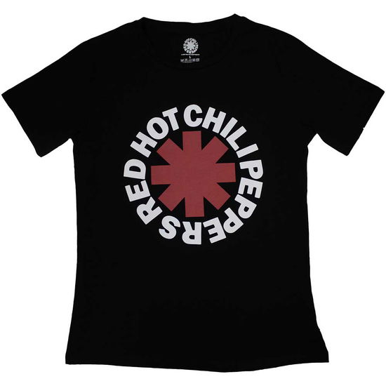 Red Hot Chili Peppers Ladies T-Shirt: Classic Asterisk - Red Hot Chili Peppers - Mercancía -  - 5056737215700 - 