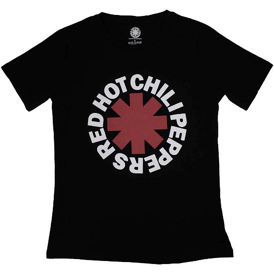Red Hot Chili Peppers Ladies T-Shirt: Classic Asterisk - Red Hot Chili Peppers - Merchandise -  - 5056737215700 - 