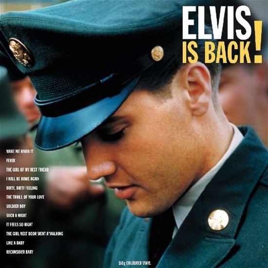 Cover for Elvis Presley · Elvis Is Back! (Yellow Vinyl) (LP) [Coloured edition] (2018)