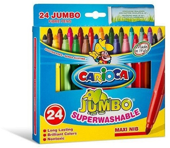 Carioca - Marker Maxi Tip 24 Pcs (809408) - Carioca - Merchandise -  - 8003511405700 - 