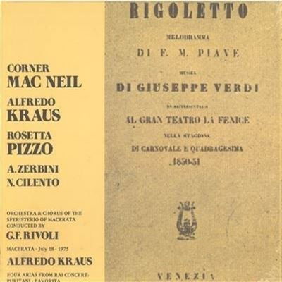 Cover for Giuseppe Verdi  · Rigoletto (1851) (3 Lp) (LP)