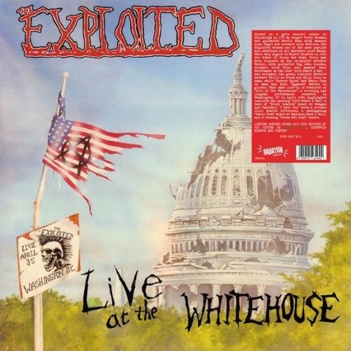 Cover for Exploited · Live At The Whitehouse (LP) [Reissue edition] (2020)