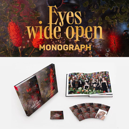 MONOGRAPH EYES WIDE OPEN (150P PHOTOBOOK + PHOTOCARD 9EA) - TWICE - Bøger - JYP ENTERTAINMENT - 8809757526700 - 24. februar 2021