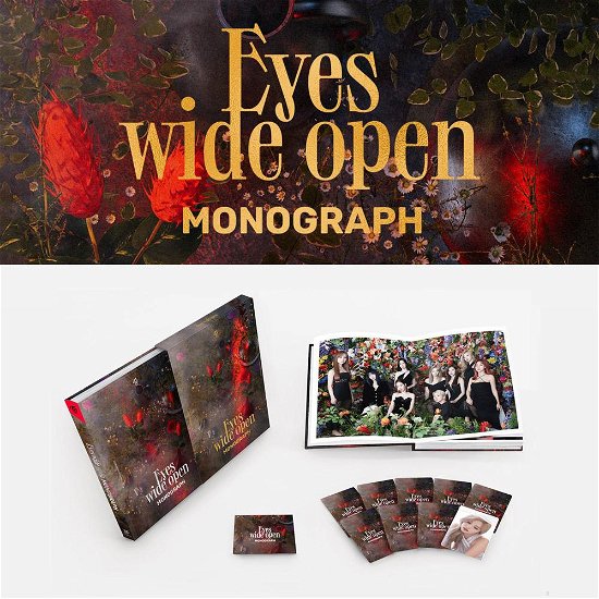 MONOGRAPH EYES WIDE OPEN (150P PHOTOBOOK + PHOTOCARD 9EA) - TWICE - Books - JYP ENTERTAINMENT - 8809757526700 - February 24, 2021